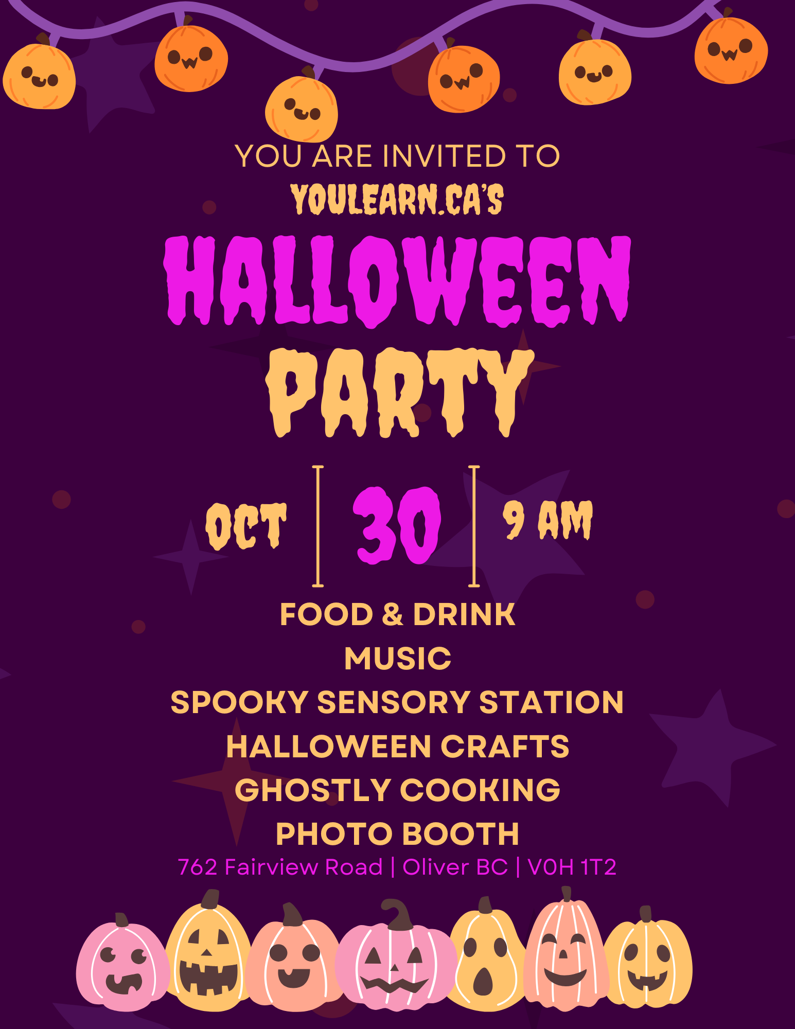 You Learn Halloween Party 2026