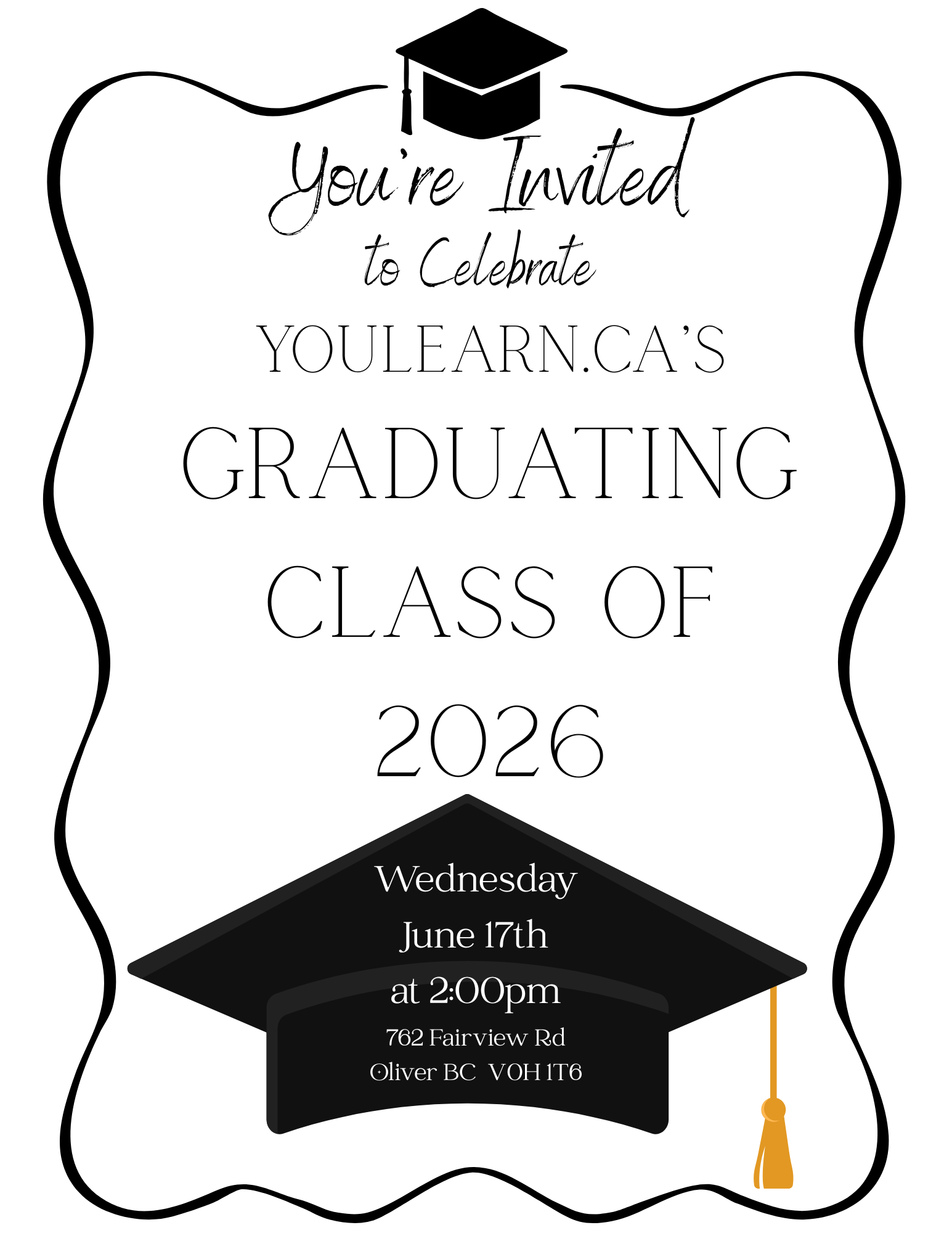 2026 Graduation Invitation